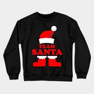 Team Santa logo design Crewneck Sweatshirt